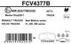 BRAKE PAD SET VOLVO WVA29173-29203-29272